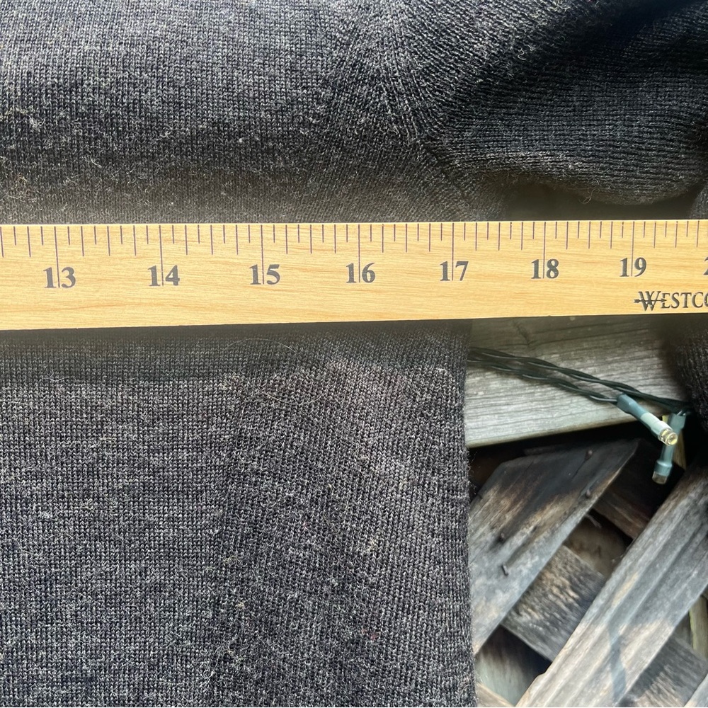 Eileen Fisher Grey Tunic Long Sleeve Merino Wool XS Minimalist‎ Quiet Luxury - Picture 4 of 6